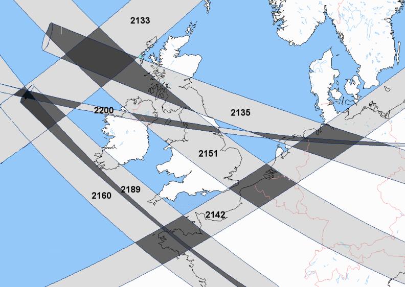 Future solar eclipses of interest to the Isle of Man